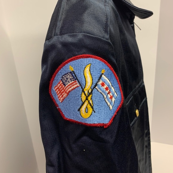 Fechheimer Jacket Navy Blue Chicago Flag Size 46L - Picture 8 of 11